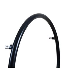 Aluminium Friction pushrim, black, hard